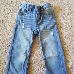 Levi's distressed jeans